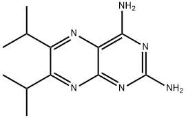 6,7-ジイソプロピル-2,4-プテリジンジアミン 化学構造式