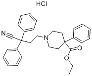 地芬诺酯盐酸盐, 3810-80-8, 结构式