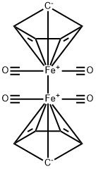 四羰基双(环戊二烯基)二铁, 38117-54-3, 结构式