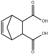 ノルボルナン-5-エン-2,3-ジカルボン酸 化学構造式