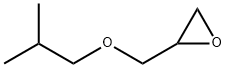 [(2-メチルプロポキシ)メチル]オキシラン 化学構造式