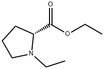 (R)-(+)-1-乙基-2-吡咯烷羧酸乙酯, 381670-33-3, 结构式