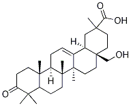 28-羟基-3-氧代齐墩果-12-烯-29-酸, 381691-22-1, 结构式