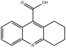 1,2,3,4‐テトラヒドロアクリジン‐9‐カルボン酸二水和物 化学構造式