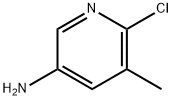3-甲基-2-氯-5-氨基吡啶, 38186-82-2, 结构式