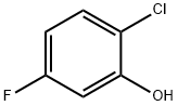 2-クロロ-5-フルオロフェノール 化学構造式