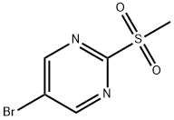 5-溴-2-(甲磺酰基)嘧啶 结构式