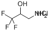 3-アミノ-1,1,1-トリフルオロプロパン-2-オール HYDROCHLORIDE 化学構造式