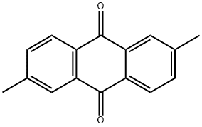 9,10-蒽二酮, 2,6-二甲基-, 3837-38-5, 结构式