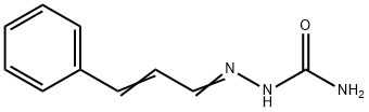 ベンゼンアクリルアルデヒドセミカルバゾン 化学構造式