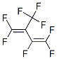 1,3-Butadiene, 1,1,2,4,4-pentafluoro-3-(trifluoromethyl)- Struktur
