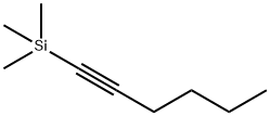 (1-ヘキシニル)トリメチルシラン 化学構造式