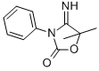4-Imino-5,5-dimethyl-3-phenyl-oxazolidin-2-one Struktur