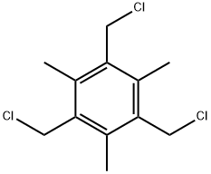 2,4,6-三氯甲基-1,3,5-三甲基苯, 3849-01-2, 结构式