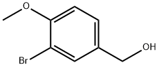 (3-ブロモ-4-メトキシフェニル)メタノール 化学構造式