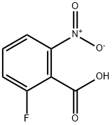 2-氟-6-硝基苯甲酸 结构式