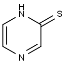 2-巯基吡嗪, 38521-06-1, 结构式
