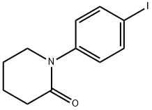 1-(4-碘苯基)-2-哌啶酮 结构式