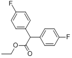 Bis-(4-fluoro-phenyl)-aceticacidethylester 结构式
