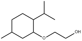 2-(l-メントキシ)エタノール 化学構造式