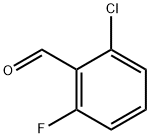 2-クロロ-6-フルオロベンズアルデヒド 化学構造式