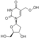 5-hydroperoxymethyl-2'-deoxyuridine Struktur