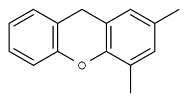 2,4-dimethyl-9H-xanthene Structure