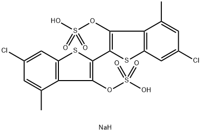 Vat Red 1, Solubilized Struktur