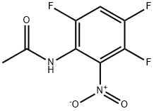 2-ACETAMIDO-1-NITRO-3,5,6-TRIFLUOROBENZENE Struktur