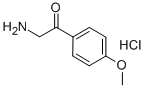 2-氨基-1-(4-甲氧苯基)-苯乙酮盐酸盐, 3883-94-1, 结构式