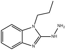 2-肼基-1-丙基-1H-苯并[D]咪唑, 388574-71-8, 结构式