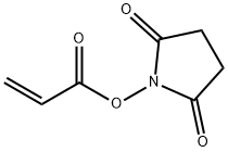 N-(アクリロイルオキシ)スクシンイミド 化学構造式