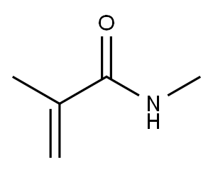 N-甲基甲基丙烯酰胺(含稳定剂氢醌) 结构式