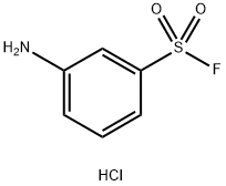 3-アミノベンゼンスルホニルフルオリド·塩酸塩 化学構造式