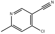 4-CHLORO-6-METHYLNICOTINONITRILE 结构式