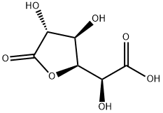 D-グルカル酸1,4-ラクトン 化学構造式