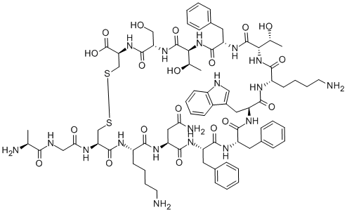 成長ホルモン放出抑制ホルモン 化学構造式