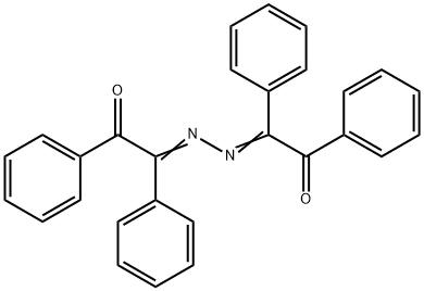 1,2-Bis(1,2-diphenyl-2-oxoethylidene)hydrazine Structure