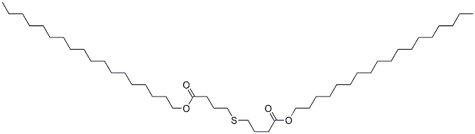 4,4'-Thiobisbutyric acid dioctadecyl ester 结构式