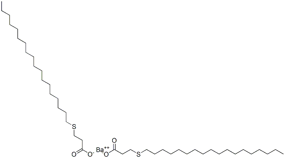 ビス[3-(オクタデシルチオ)プロピオン酸]バリウム 化学構造式