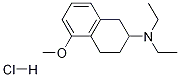 1,2,3,4 四氢-5-甲氧基 -N,N- 二乙基 2-NAPTHALEN胺 盐酸盐, 3898-00-8, 结构式