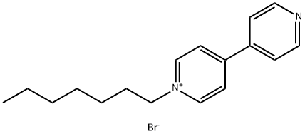 1-N-庚基-4-(4-吡啶)溴化吡啶 结构式