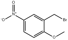 2-METHOXY-5-NITROBENZYL BROMIDE Struktur