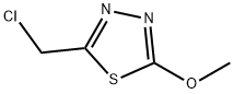 2-(氯甲基)-5-甲氧基-1,3,4-噻二唑 结构式