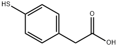 4-メルカプトフェニル酢酸 化学構造式