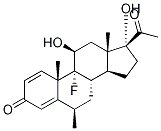 6β-Methyl FluoroMetholone Struktur