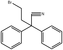 4-BROMO-2,2-DIPHENYLBUTYRONITRILE Structure