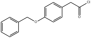 4-苄氧基苯乙酰氯 结构式