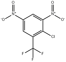 2-クロロ-3,5-ジニトロベンゾトリフルオリド 化学構造式