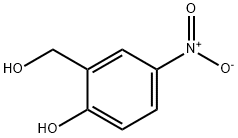 2-ヒドロキシ-5-ニトロベンジルアルコール 化学構造式